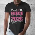 Proud Niece Of a Class Of 2026 Graduate For Graduation Men's V-Neck T-Shirt