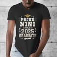 Proud Nini Of A Class Of 2025 Graduate Senior Graduation Men's V-Neck T-Shirt