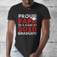 Proud Papa Of A Class Of 2018 Graduate Shirt Graduation Men's V-Neck T-Shirt