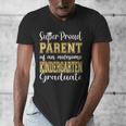 Proud Parent Of Kindergarten Graduate 2024 Graduation Parent Men's V-Neck T-Shirt