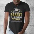 Proud Parent Of Two 2024 Graduate Class 2024 Graduation Men's V-Neck T-Shirt