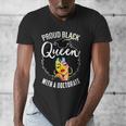Proud Queen PhD Doctorate Degree Graduation Woman Girl Men's V-Neck T-Shirt