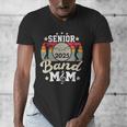 Proud Senior Mom Marching Band Mom Class Of 2025 Graduation Men's V-Neck T-Shirt