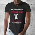 Proud Sister Of 2018 Graduate Dabbing Graduation Men's V-Neck T-Shirt