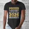 Proud Sister Of A 2026 Graduate Shirt Class 2026 Graduation Men's V-Neck T-Shirt