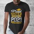 Proud Sister Of a Class Of 2021 Graduate Senior Graduation Men's V-Neck T-Shirt