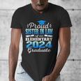 Proud Sister In Law Of 5th Grade Graduate 2024 Graduation Men's V-Neck T-Shirt
