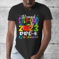 Proud Step-Dad Of 2023 Pre-K Graduate Fathers Day Graduation Men's V-Neck T-Shirt