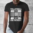 Proud Volleyball Dad Father's Day Men's V-Neck T-Shirt