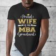 Proud Wife Of 2023 Class MBA Graduate Family Graduation Men's V-Neck T-Shirt