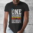 Psychology Graduation Shirt Hotter By One Degree University Men's V-Neck T-Shirt