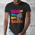 Raised On 90s Boy Bands Nostalgia Love Women Men Men's V-Neck T-Shirt