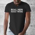 Real Men Make Twins T-Shirt Twin Dad Humor Tee Men's V-Neck T-Shirt Real Men Make Twins T-Shirt Twin Dad Humor Tee Men's V-Neck T-Shirt