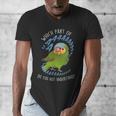 Red-Lored Amazon Parrot Aaaa Cute Pet Bird Mom Dad Men's V-Neck T-Shirt