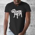 Rescue Is My Favorite BreedShirt Pitbull Mam Dad Shirt Men's V-Neck T-Shirt