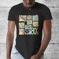 Retro 80s Nostalgia 1980s Throwback Party Costume Men's V-Neck T-Shirt Retro 80s Nostalgia 1980s Throwback Party Costume Men's V-Neck T-Shirt