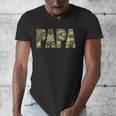 Retro Camo Hunting Papa Old Camo Dad Father’s Day Daddy Men's V-Neck T-Shirt Retro Camo Hunting Papa Old Camo Dad Father’s Day Daddy Men's V-Neck T-Shirt