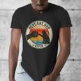 Retro Cat Dad Ever Cats Lovers For Men Women And Kids Men's V-Neck T-Shirt Retro Cat Dad Ever Cats Lovers For Men Women And Kids Men's V-Neck T-Shirt