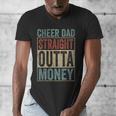 Retro Cheer Dad Straight Outta Money Men's V-Neck T-Shirt Retro Cheer Dad Straight Outta Money Men's V-Neck T-Shirt