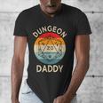 Retro Dungeon Daddy Fathers Day Men's V-Neck T-Shirt