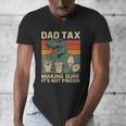 Retro Father's Day Dad Tax Making Sure It's Not PoisonRex Men's V-Neck T-Shirt