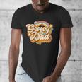 Retro Groovy Dad Family Birthday 60s 70s Hippie Costume Men's V-Neck T-Shirt