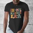 Retro Groovy In My Master's Degree Era Graduation Master Men's V-Neck T-Shirt