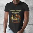 Retro Hold The Flashlight Still Dumbass Car Fixing Dad Son Men's V-Neck T-Shirt Retro Hold The Flashlight Still Dumbass Car Fixing Dad Son Men's V-Neck T-Shirt