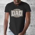 Retro Old Camo Dad Camouflage Hunting Season Father's Day Men's V-Neck T-Shirt