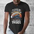Retro Please Be Patient With Me I'm From The 1900s Train Men's V-Neck T-Shirt