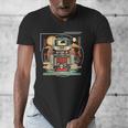Retro Tech Stack 80s 90s Nostalgia Analog Devices Men's V-Neck T-Shirt