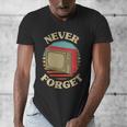 Retro TV Never Forget Nostalgia Vintage Men's V-Neck T-Shirt Retro TV Never Forget Nostalgia Vintage Men's V-Neck T-Shirt
