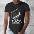 Reunion Class Of 1987 School Graduation Blast From The Past Men's V-Neck T-Shirt