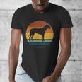 Rhodesian Ridgeback Vintage Retro Dog Mom Dad Men's V-Neck T-Shirt