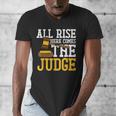 All Rise Here Comes The Judge Lawyer Graduation Quote Men's V-Neck T-Shirt