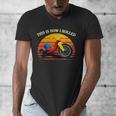 This Is How I Rolled Retro Toys Big Wheel Tricycle Nostalgia Men's V-Neck T-Shirt