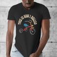 This How I Rolled Retro Tricycle 80s 90s Kid Nostalgia Men's V-Neck T-Shirt