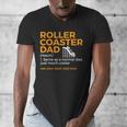 Roller Coaster Dad Definition Best Dad Ever Men's V-Neck T-Shirt Roller Coaster Dad Definition Best Dad Ever Men's V-Neck T-Shirt