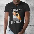 Rosie Riveter Nurse Shirt Nurse Graduation Shirt Men's V-Neck T-Shirt
