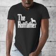The RottFather Rottweiler Dad Shirt Men Men's V-Neck T-Shirt