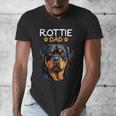Rottie Dad Rottweiler Dog Men's V-Neck T-Shirt