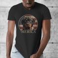 Rottie Dog Mom Dad 'Merica Rottweiler Men's V-Neck T-Shirt Rottie Dog Mom Dad 'Merica Rottweiler Men's V-Neck T-Shirt
