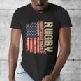 Rugby Blood Sweat Bruises Rugby Player Coach Dad Mom Men's V-Neck T-Shirt