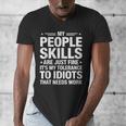 Sarcastic Saying Humor Introvert Workplace Attitude Men's V-Neck T-Shirt Sarcastic Saying Humor Introvert Workplace Attitude Men's V-Neck T-Shirt