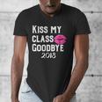Sen18r Shirt Senior 2018 Graduation Kiss Lips Men's V-Neck T-Shirt
