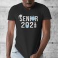 Senior 2021 Grad Shirt 2021 Graduation Men's V-Neck T-Shirt