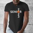 Senior 2023 Basketball Graduation Party Men's V-Neck T-Shirt