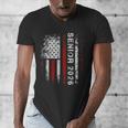 Senior 2026 American Flag Shirt USA Graduation Class Of 2026 Men's V-Neck T-Shirt