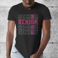 Senior 2026 Class Of 2026 Graduation 2026 Pink Girl Women Men's V-Neck T-Shirt