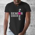 Senior Cheerleader Cheer Class Of 2025 Graduation Graduate Men's V-Neck T-Shirt